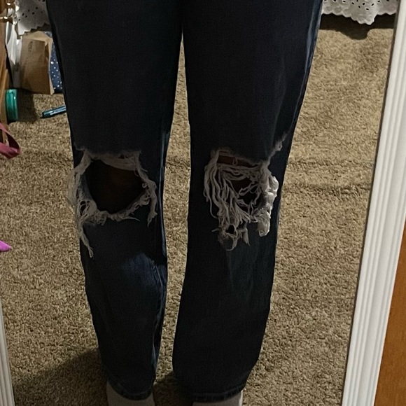 Target Wild Fable Highest Rise Baggy Jeans Size 6/28 R Medium Wash - Picture 4 of 4